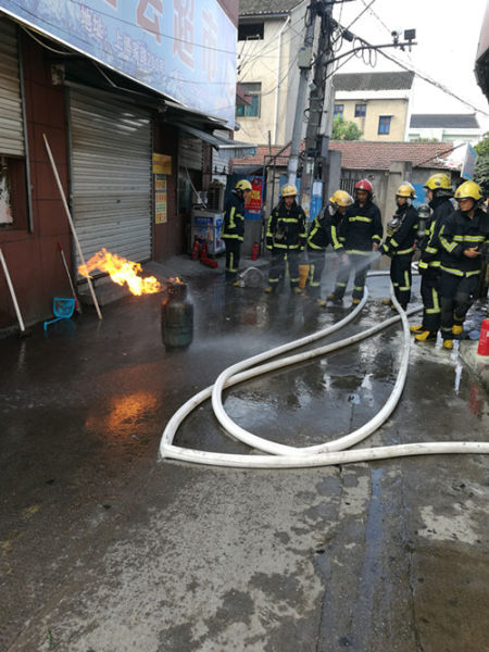圖為：事故現(xiàn)場。消防供圖